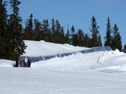 Overdekte transportband Skihytta