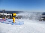 Krachtige besneeuwingsinstallaties in Zieleniec