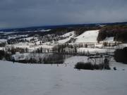 Uitzicht op de hoofdafdaling