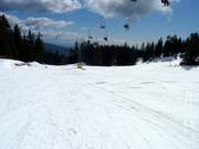 Oefenpiste bij de Lodge Chairlift