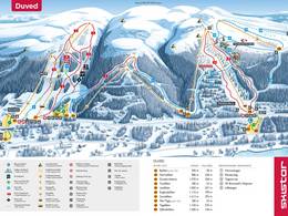 Pistekaart Duved/Tegefjäll