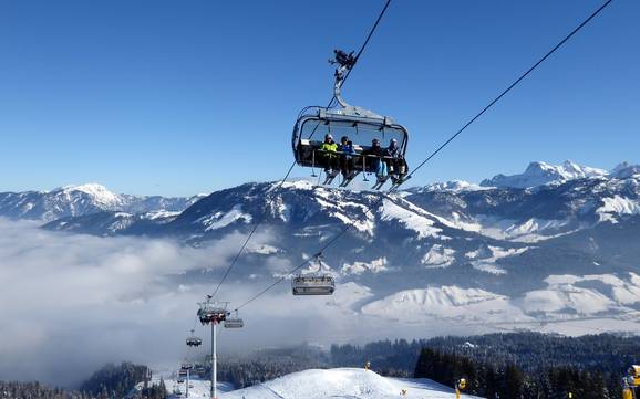 St. Johann in Tirol: beste skiliften – Liften St. Johann in Tirol/Oberndorf – Harschbichl