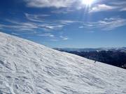Diep sneeuw helling en moeilijke piste Kolašin 1600