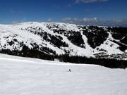 Uitzicht op de piste Nici-Hang en de Schönberg-Schaukel