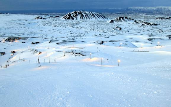 Skigebieden voor gevorderden en off-piste skiërs IJsland – Gevorderden, off-piste skiërs Bláfjöll