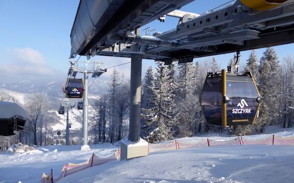 Schlesië: beste skiliften – Liften Szczyrk Mountain Resort