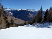 Watles afdaling in het onderste gedeelte (dalafdaling)