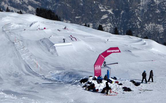 Snowparken Lauterbrunnental – Snowpark Schilthorn – Mürren/Lauterbrunnen