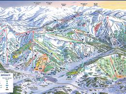 Pistekaart Perisher