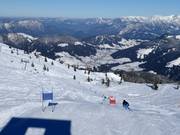 Wedstrijdpiste bij de Gipfelbahn