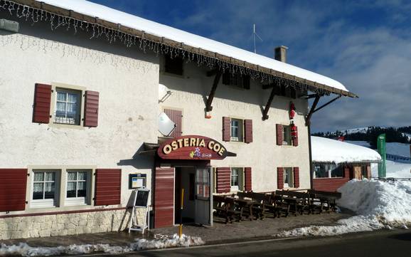 Hutten, Bergrestaurants  Vicenza – Bergrestaurants, hutten Folgaria/Fiorentini