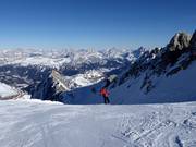Piste Punta Rocca op de Marmolada