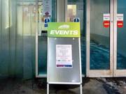 Informatiebord bij de ingang