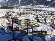 Hotel Seetal aan de dalafdaling naar Kaltenbach