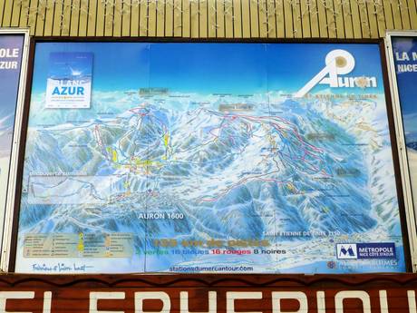 Mercantour: oriëntatie in skigebieden – Oriëntatie Auron (Saint-Etienne-de-Tinée)