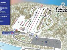 Pistekaart Campgaw Mountain