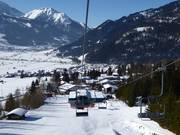 Ehrwald onder het dalstation van de Wettersteinbahn