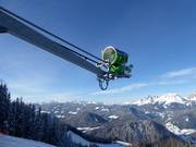 Sneeuwkanon op de Reiteralm