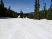 Oefenpiste bij de Galloping Goose tweezitsstoeltjeslift