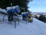 Sneeuwkanonnen op de Oedberg