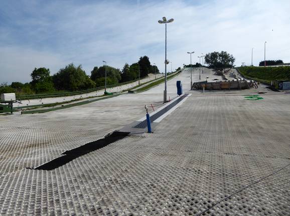 Uitzicht op het droogskigebied Nieuwegein