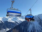 Bendolla-Col du Pouce - 6-persoons hogesnelheidsstoeltjeslift (koppelbaar) met kap