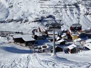 Übungshangbahn - 6-persoons hogesnelheidsstoeltjeslift (koppelbaar) met kap en stoelverwarming