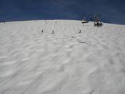 Brede buckelpiste op Lookout Mountain