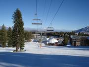 Gemakkelijke afdaling naar de Eagle Lodge