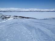 Zeer goed geprepareerde piste in Björkliden