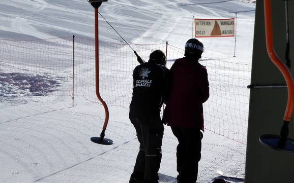 Schnalstal: vriendelijkheid van de skigebieden – Vriendelijkheid Schnalstaler Gletscher (Schnalstal-gletsjer)