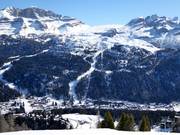 Uitzicht op de moeilijke Spinale Direttissima