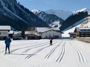 Langlaufloipe in Kleinwalsertal