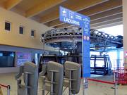 Informatie bij het instappen van de cabinelift