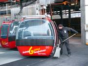 De gondels worden dagelijks schoongemaakt.