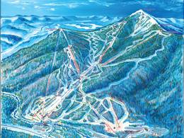 Pistekaart Whiteface – Lake Placid