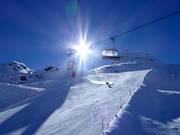 Karjochafdaling met ideale pistecondities om te carven