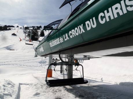 Skiliften Evasion Mont-Blanc – Liften Megève/Saint-Gervais