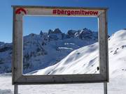 Prachtig panorama op de Golmer Joch met uitzicht op de Drei Türme en de Drusenfluh