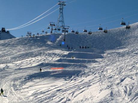 Ski- en boardercrossparcours Totalp