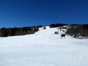 Onderste deel van de piste Hafjell