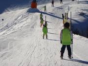 Skischool bij de Spieljoch