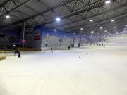 Makkelijke piste in het onderste deel van de sleepliften