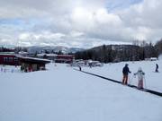 Oefenweide met transportband