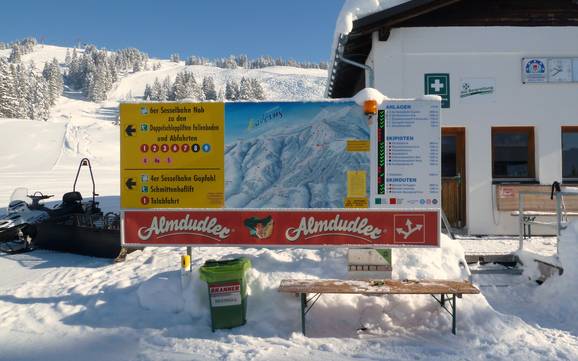 Laternsertal: oriëntatie in skigebieden – Oriëntatie Laterns – Gapfohl