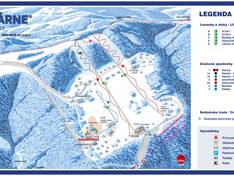 Pistekaart Kasárne Javorníky – Makov
