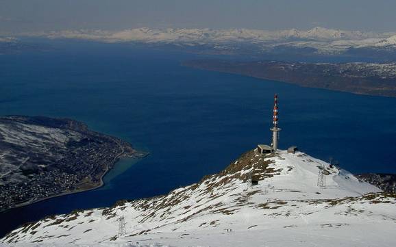 Grootste hoogteverschil in Noord-Noorwegen – skigebied Narvikfjellet – Narvik