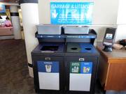 Afvalscheiding in het skigebied Panorama