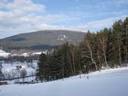 Dalstation van de sleeplift