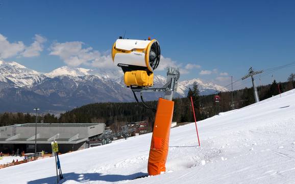 Sneeuwzekerheid Innsbruck (stad) – Sneeuwzekerheid Patscherkofel – Innsbruck-Igls